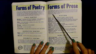 ASMR | Reading English-Related Lists w/Pointer (Soft Spoken)