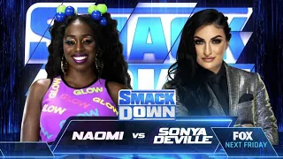 Sonya Deville vs Naomi (Full Match Part 1/2)