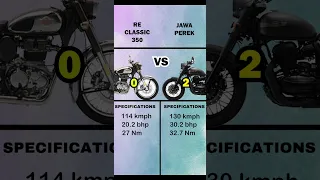 Classic 350 VS JAWA Perak | #youtube #youtubeshorts #viral