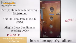 Humidaire Redwood Incubator Model 2048 & Hatcher Model D | Harvest Line Supply