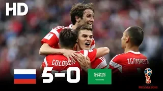 Russia vs Saudi Arabia(5-0) - 2018 FIFA World Cup Russia- Highlights HD