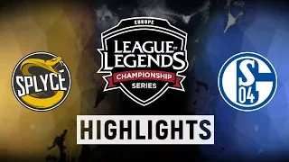 SPY vs. S04 - EU LCS Week 6 Day 2 Match Highlights (Spring 2018)