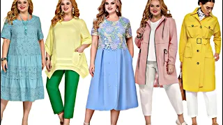 Сумасшедшей КРАСОТЫ летние платья и плащи| Dresses, raincoats, suits for full women, large size