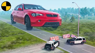 Super Giant Car vs Police 😱 BeamNG.Drive