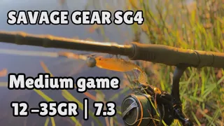 Testing A New Setup Out | SAVAGE GEAR SG4 | MEDIUM GAME | 12 - 35GR | 7.3