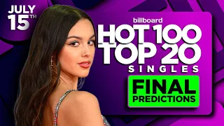 FINAL PREDICTIONS | Billboard Hot 100, Top 20 Singles | July 15th, 2023