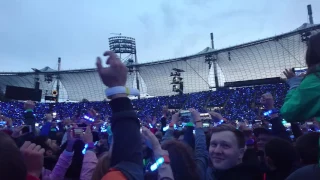 Coldplay - Everglow live @ Olympiastadion Munich 2017