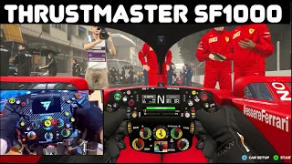 Thrustmaster SF1000 Ferrari Wheel First ONLINE Race Impressions/Unboxing!!