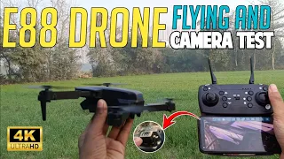 E88 4K Dual Camera Drone Flying | E88 Drone Camera Test | E88 Pro Camera Drone Flying Test