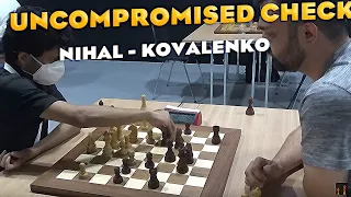 Nihal Sarin meets one the most underrated GMs | Sarin - Kovalenko