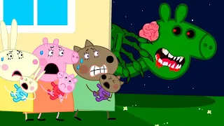 Zombie Apocalypse, Peppa Pig is transformed into a Zombie Bat | Peppa Pig Funny Animation