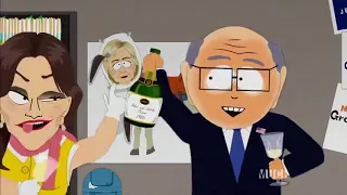 Garrison y Caitlyn Jenner festejando (20x01)  - South Park