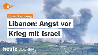 heute journal vom 16.03.2024 Hisbollah im Libanon, Taurus-Leak, Streik bei der Deutschen Bahn