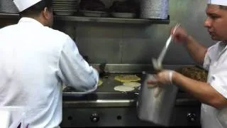 Insane cook at the local diner.