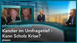 phoenix runde: Kanzler im Umfragetief - Kann Scholz Krise?