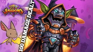 Dealt Over 100 Damage to This Guy | Firebat Hearthstone ft Purple | Rise of Shadows