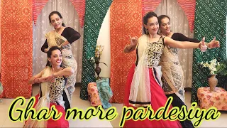 Ghar more pardesiya | Kalank | Easy steps | mother daughter dance | Semi classical | Diwali special