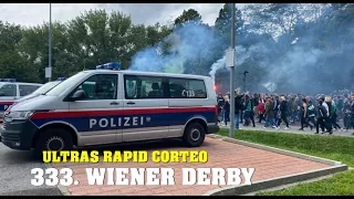 333. Wiener Derby | ULTRAS Rapid Fanmarsch | 29.08.2021