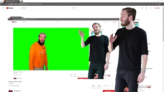 pewdiepie showing pewdiepie [Pewdiepie greenscreen competition]