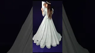 Cinderella/Party wear/gown cutting and stitching/part 2/long dress/umbrella frock/princess dress