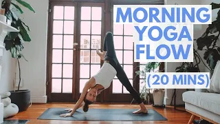 20 Min MORNING YOGA FLOW: Full Body Stretch to Wake Up (All Levels)