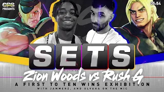 SETS 80 04/03/23 -  Zion Woods vs Rush G FT10, with Jammerz, & Olvaha