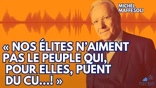 «  Nos élites n’aiment pas le peuple qui, pour elles, puent du cu…! » - Michel Maffesoli