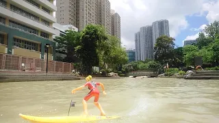 RC. Surfer girl in HK