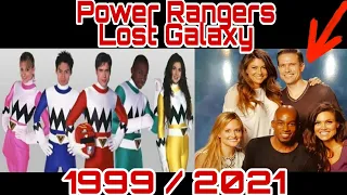 Power Rangers Lost Galaxy 2021 Antes y Despues / Then and Now / Power Rangers La Galaxia Perdida