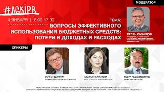 «Вопросы эффективного использования бюджетных средств: потери в доходах и расходах».