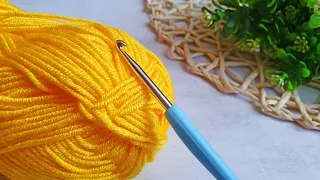 No one has ever shown this method of crocheting before. Let's crochet in a new way! Crochet.