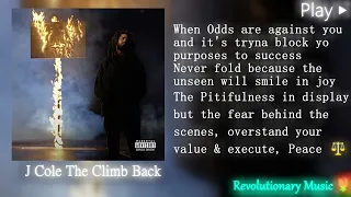 [67584Hz Sample Rate] J  Cole - The Climb Back [True 528Hz Heal & Recover DNA]