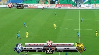 Yohan Mollo's goal. Krylia Sovetov vs Anzhi | RPL 2016/17