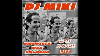 DJ MIKI@DJ SET LIVE  ALLA DISCOTECA CIAK DI BOLOGNA - 15OTT1983 (Video by Cinzia T.)