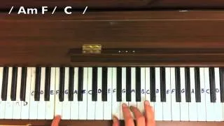 6. Wake Me Up - Avicii - Piano