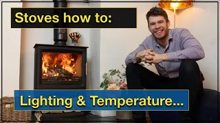 How to light a stove and get it to operating temperature full.