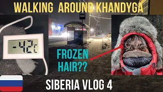 Road trip on the Kolyma Highway towards Khandyga | My face froze at -42°C!! | Siberia Vlog 4