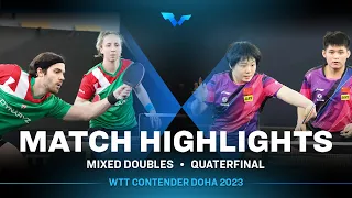 Lin Shidong/Kuai Man vs Ecseki Nandor/Dora Madarasz | XD QF | WTT Contender Doha 2023