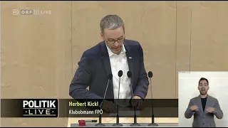 Herbert Kickl - Symbole-Gesetz (Identitäre) - 7.7.2021