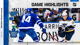 Blue @ Maple Leafs 2/19 | NHL Highlights 2022