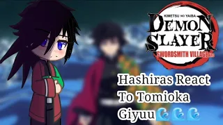 🌊 Hashiras React to Tomioka Giyuu 🌊 🗡️. |||Demon Slayers||| #React **Made by Yukie Chan** 🌹🌹🌹