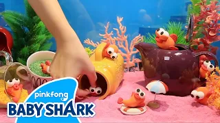 Let's make Clay Fish | Fish 123 Song | Baby Shark Clay and Song | Baby Shark Official