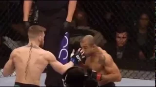 Jose Aldo vs Conor Mcgregor Full fight in Slow Motion!!