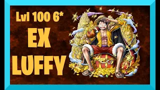 Is Ex Luffy good in this meta? | One Piece Bounty Rush | Ex Luffy 6* lvl 100 | OPBR SS Gameplay |
