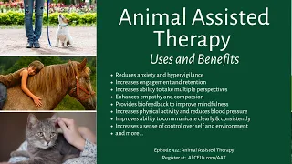 Animal Assisted Therapy | Continuing Education Series
