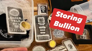 How to store Precious Metals Bullion Stack Gold and Silver to avoid tarnish and damage/scratches