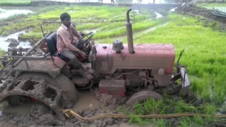 How to remove a tractor from mud pitt