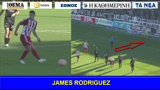 ASI REACCIONA PRENSA GRIEGA A ASISTENCIA Y PARTIDO DE JAMES RODRIGUEZ OFI CRETA vs OLYMPIACOS