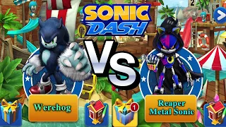 Werehog Vs Reaper Metal Sonic - Sonic Dash Fright Night Event