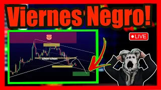 🛑Viernes Negro  #SP500 y #Nasdaq Cayendo #ORO Subiendo que pasara con #Bitcoin❓  |V929